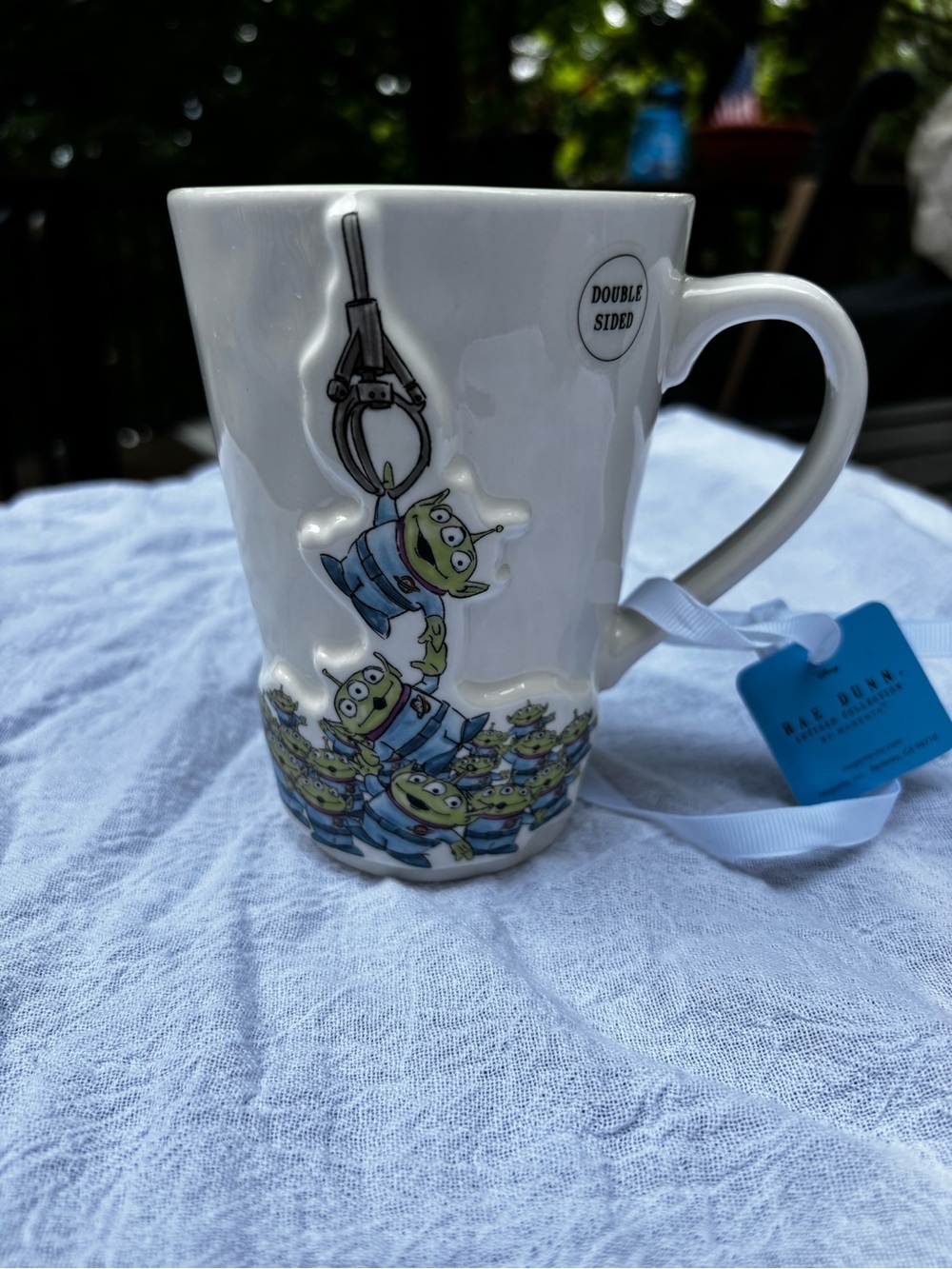Rae Dunn Disney Toy Story Alien Crew Ceramic Mug